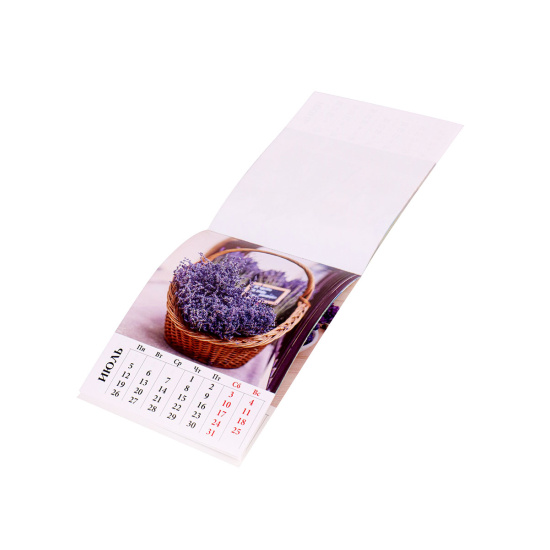 Календарь настенный магнитный, отрывной, 108*135мм, мелованная бумага, склейка  Прованс лаванда  Проф-Пресс КМ-1875