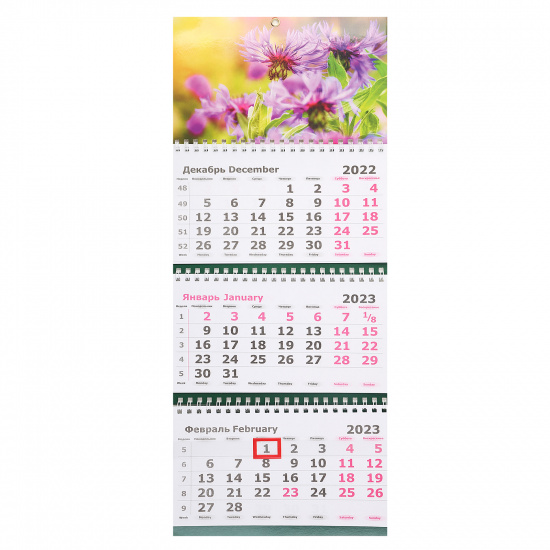 Календарь настенный листовой, 410*590 мм Год тигра-26 Проф-Пресс КН-0327