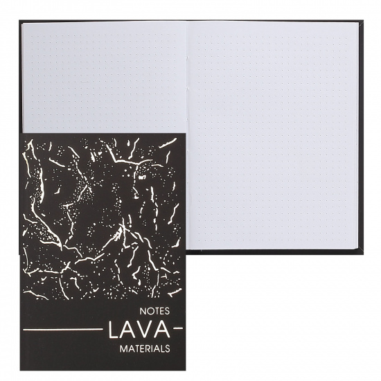Книжка записная А6 (105*140 мм), 80 листов, в точку, книжный переплет, интегральная MATERIALS LAVA Listoff БИТФ680120