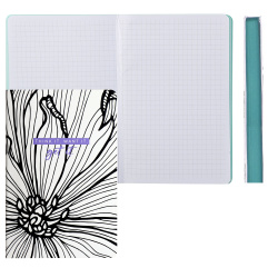 Книжка записная В6 (120*170мм) 80л к/з deVENTE Nobile Soft touch ляссе 2052826 пастел роз