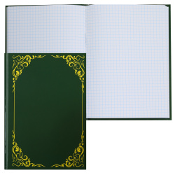Книжка записная, А5 (145*205 мм), 145*205 мм, 80 листов, клетка, склейка, твердый картон 7Бц, Фарси, FIORENZO, 252640