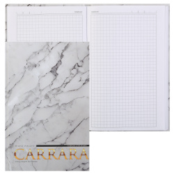 Книжка записная, А5, 80 листов, 135*205 мм, клетка, Carrara, Альт, 3-80-072/40