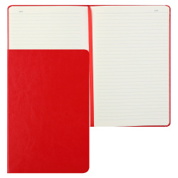 Бизнес-блокнот, А5, 140*215 мм, 80 листов, линия, книжный переплет, твердый картон 7Бц, кожзам, Megapolis Nebraska, BrunoVisconti, 3-696/20