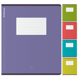 Тетрадь 12л линия Erich Krause MIX-PACK Unicolor Bright 65550 ассорти 5 видов