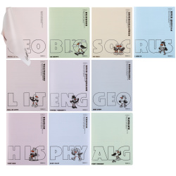 Тетрадь предметная, 48 листов, Приключения чайки, Hatber, 48Т5Вdпл