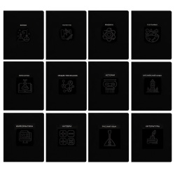 Тетрадь предмет 48л Комплект 12шт предметов BG Минимализм выб лак с интерактивн справ матер ТПК5ск48_вл 57972