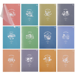 Тетрадь предмет 48л Комплект 12шт предметов BG Ясно и понятно выб лак с интерактивн справ матер ТПК5ск48_вл 57972