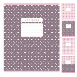 Тетрадь 48л Прочее Pattern Collection тисн 48Т5тС1 ассорти 5 видов