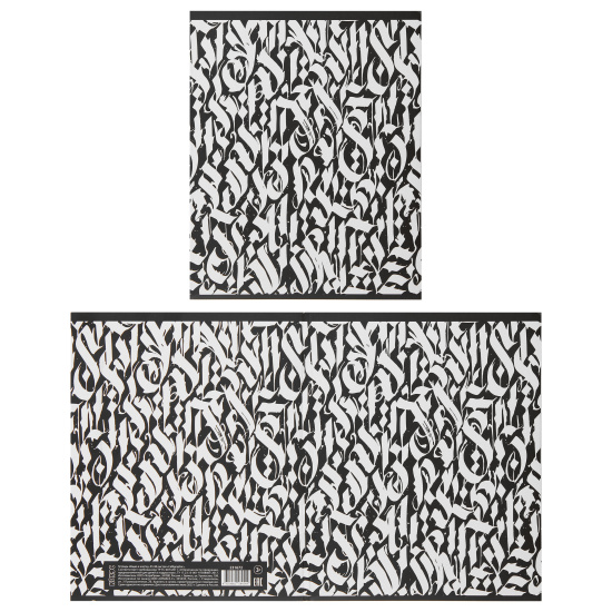 Тетрадь А5, 48 листов, клетка, поля, ассорти 5 видов КОКОС Calligraphic (вт блок) 231672