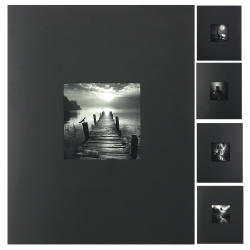 Тетрадь, А5, 48 листов, клетка, поля, ассорти 5 видов, КОКОС, Black ART, 253978