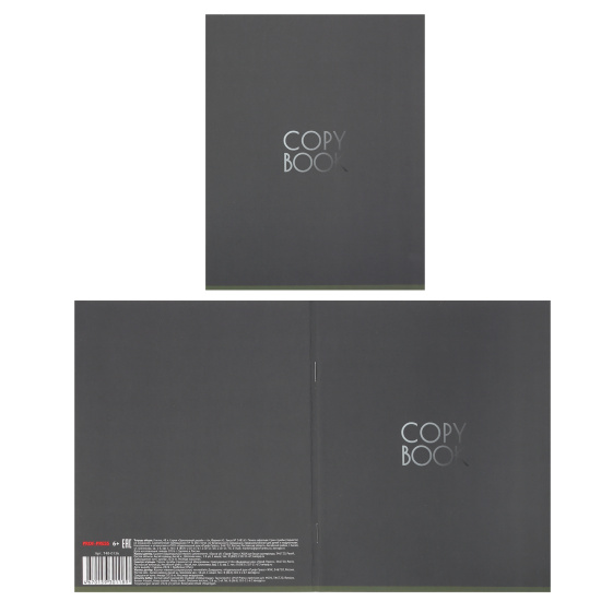 Тетрадь, А5, 48 листов, клетка, ламинация Soft-touch (Velvet), ассорти 5 видов, Проф-Пресс, Однотонный дизайн-6, Т48-0136