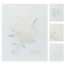 Тетрадь, А5, 48 листов, клетка, поля, ассорти 4 вида, Sophistication, БиДжи, Т5ск48_лм_тф 59343