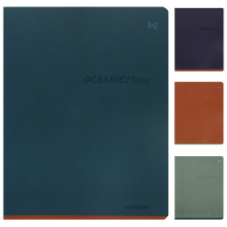 Тетрадь, А5, 48 листов, клетка, поля, ассорти 4 вида, Monotone, БиДжи, Т5ск48_лм_вл 12714