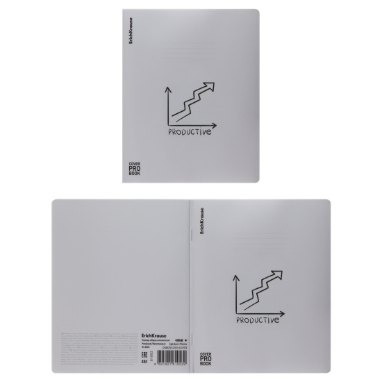 Тетрадь А5, 48 листов, клетка, поля, ассорти 5 видов CoverProBook Erich Krause Life Style 61953