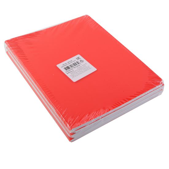 Тетрадь, А5, 48 листов, линия, поля, SoloMatte, Hatber, Красный шелк, 48Т5лВ2