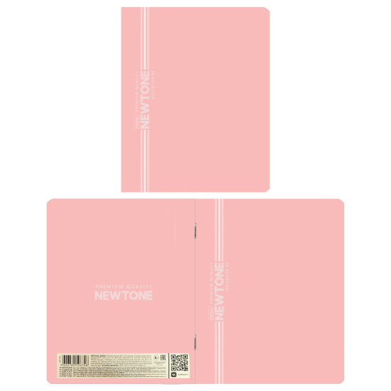 Тетрадь, А5, 48 листов, линия, поля, NEWtone Pastel, Hatber, 48Т5лA2_05056