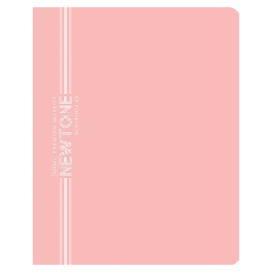 Тетрадь, А5, 48 листов, линия, поля, NEWtone Pastel, Hatber, 48Т5лA2_05056
