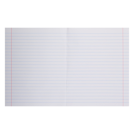 Тетрадь, А5, 48 листов, линия, пластик, поля, ассорти 5 видов, Hatber, Ocean, 48Т5В2пл