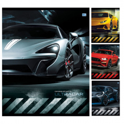 Тетрадь 60л Ultra car Т5ск60 6831 ассорти 4 вида