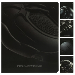 Тетрадь, А5, 80 листов, клетка, поля, ассорти 5 видов, БиДжи, Мужской спорт, Т5ск80_вл 57653