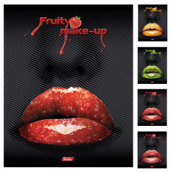 Тетрадь 80л Fruity make up мат лам выб лак 80Т5лолB1 ассорти 4 вида