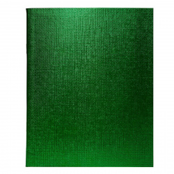 Тетрадь А5, 96 листов, клетка, поля Hatber Зеленая 96Т5бвВ1