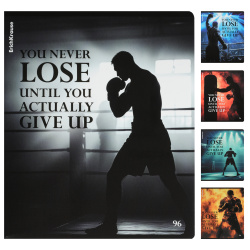Тетрадь 96л клетка Erich Krause Кульминация глянц лам 65240 ассорти 5 видов
