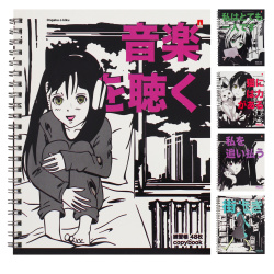 Тетрадь А5, 48 листов, клетка, на спирали, ассорти 5 видов City Manga Anime Альт 7-48-1251