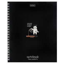 Тетрадь, А5, 96 листов, клетка, Coffee Story, Hatber, 96Ткм5В1гр_35446