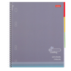 Тетрадь, А5, 120 листов, клетка, на спирали, Лови Wi-Fi, Hatber, 120Ттр5В1сп_33931