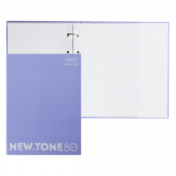Тетрадь 80л на кольцах Newtone Pastel Лаванда глянц лам 80ТК5А1_05019