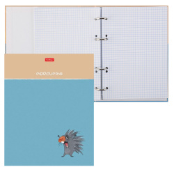 Тетрадь на кольцах, А5, 120 листов, клетка, Колючее настроение, Hatber, 120ТК5В1_32190