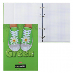 Тетрадь 120л на кольцах Природа GREEN запечат форзац тв обл 120ТК5В1_23139