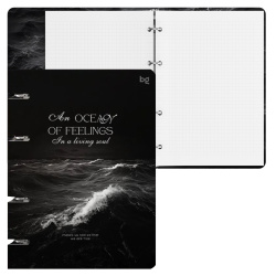 Тетрадь на кольцах, А5, 120 листов, клетка, Ocean, БиДжи, ТК5к120_лм 57859