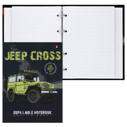 Тетрадь на кольцах А5, 160 листов, клетка, поля Jeep Cross Альт 7-160-081/123