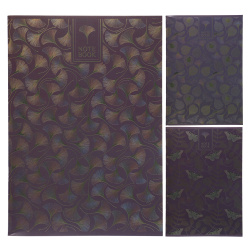 Тетрадь А4, 80 листов, клетка, на скобе, ассорти 3 вида Полотняный завод Золотые фонарики 026943