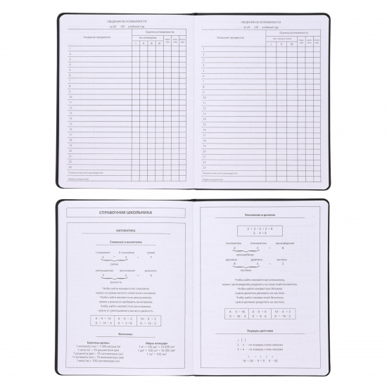 Дневник, 1-11 класс, универсальный, интегральная, кожзам, Monochrome, КОКОС, 230079