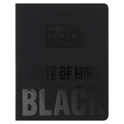 Дневник 1-11 класс, для мальчиков, твердый картон 7Бц, кожзам State of Mind Black deVENTE 2020429