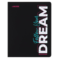 Дневник 1-11 класс, для девочек, твердый картон 7Бц, кожзам Dream deVENTE 2020455