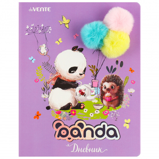 Дневник 1-11 класс, для девочек, твердый картон 7Бц, кожзам Panda deVENTE 2020237