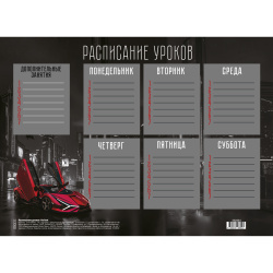 Расписание уроков А4 КОКОС Go fast 261907