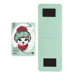 Закладка с магнитом 55*79 картон Мир открыток 2-89-173А