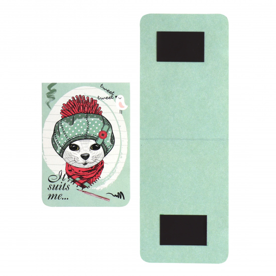 Закладка магнитная картон, 55*79 мм Мир открыток 2-89-173А