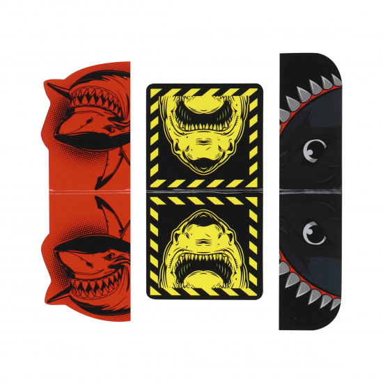 Закладка магнитная картон, набор 3 шт, 25*55 мм Shark КОКОС 214486