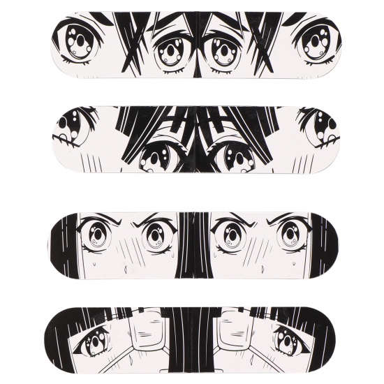 Закладка магнитная картон, набор 4 шт, 25*55 мм Anime Style КОКОС 230833