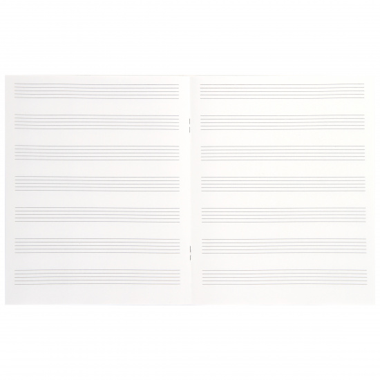 Тетрадь для нот Музыкальное трио А5, 24 листа, вертикальная, на скобе Феникс 60301