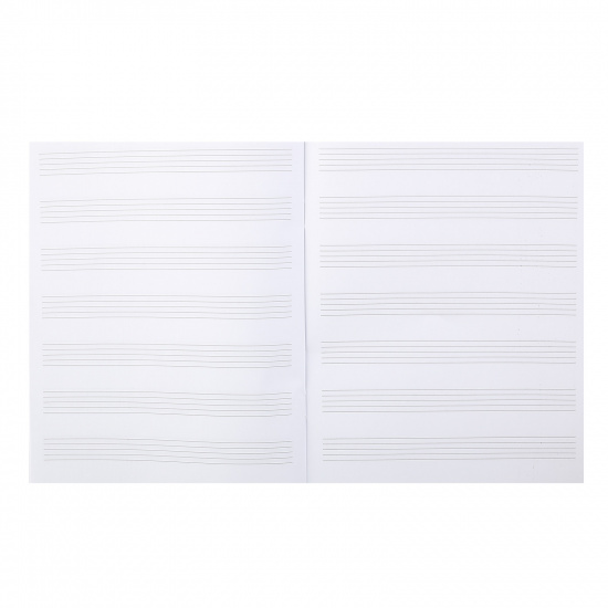 Тетрадь для нот Лесной концерт А5, 24 листа, вертикальная, на скобе Феникс 63384