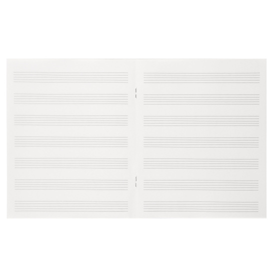 Тетрадь для нот Музыкальная планета А5, 24 листа, вертикальная, на скобе Феникс 65379