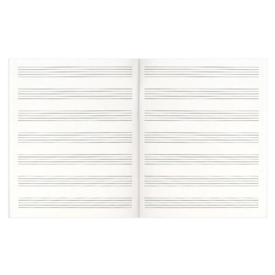 Тетрадь для нот, Кот-барабанщик, А5, 24 листа, вертикальная, на скобе, Феникс, 70005