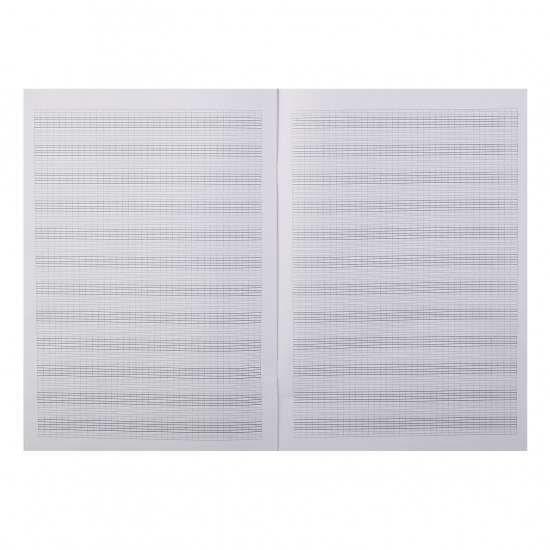 Тетрадь для нот Оркестр А4, 16 листов, вертикальная, на скобе Академия Холдинг 12045